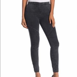 High rise moto leggings